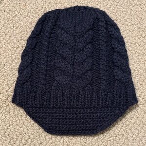 Merona Navy Cable Knit Beanie